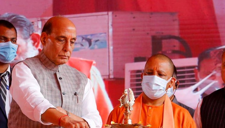 Yogi Adityanath and Rajnath Singh